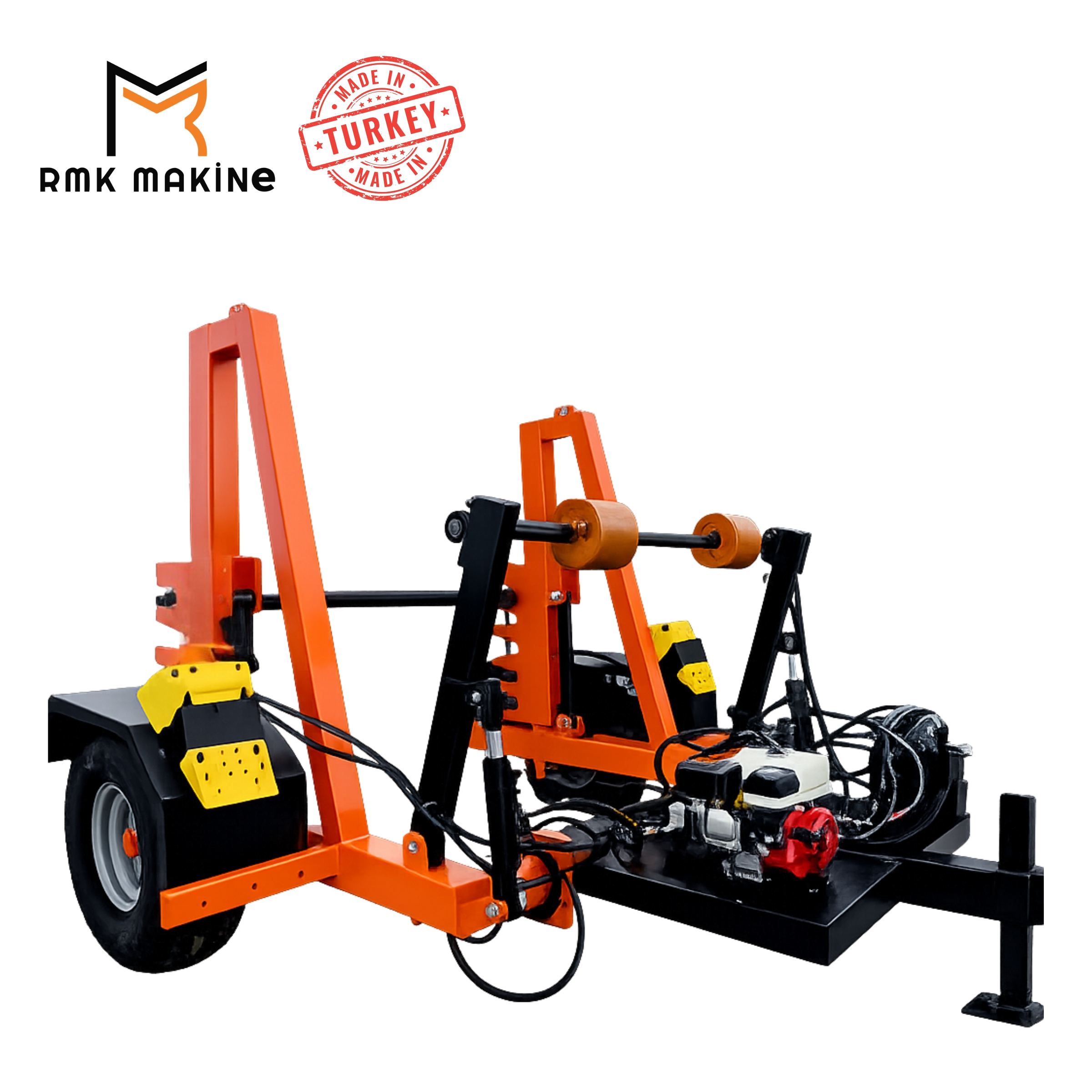 5 Ton Kapasiteli Hidrolik Kablo Makarası Taşıma Römorku