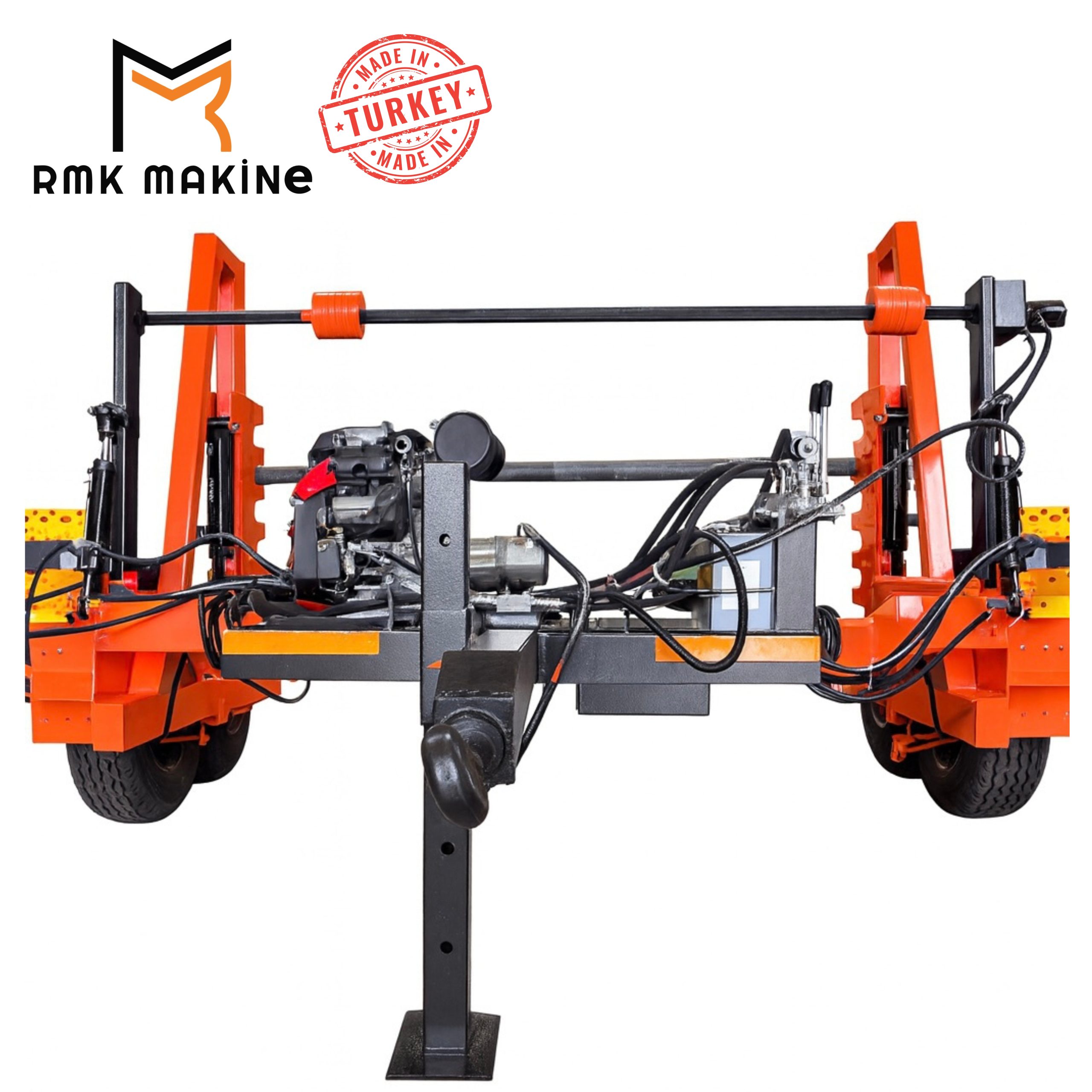 10 Ton Kapasiteli Hidrolik Kablo Makarası Taşıma Römorku